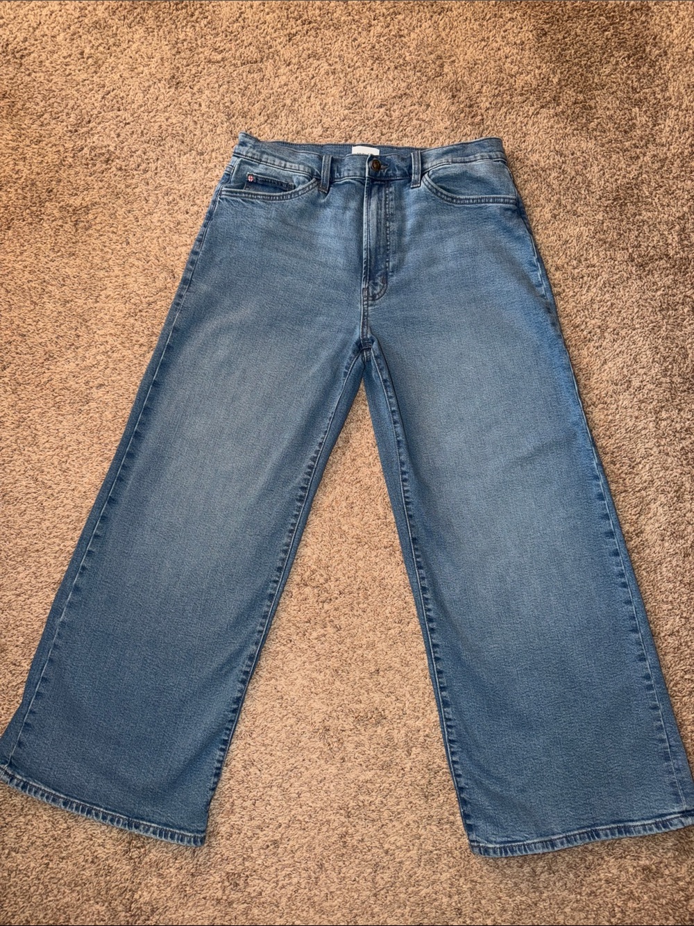 Hudson Jolene Wide Leg Jeans size 30